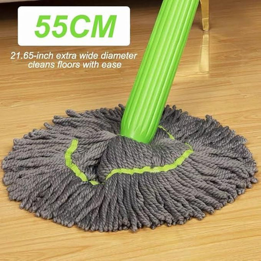 Spin & Shine: Self-Twisting Rotating Mop