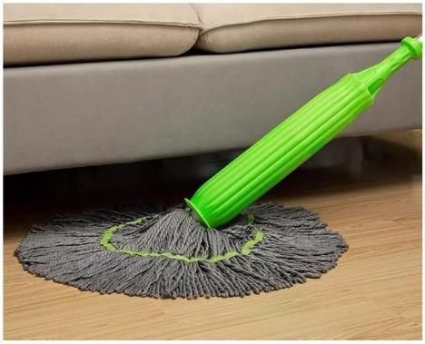 Spin & Shine: Self-Twisting Rotating Mop